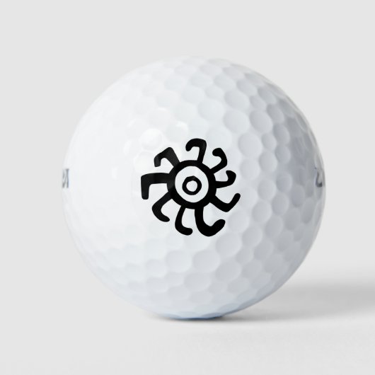 Oud Zonnebeeld Geoglyph symbool Petroglyph Amerin Golfballen (Voorkant)