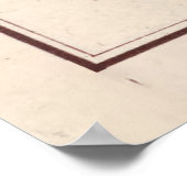 Oud-Zürich-Zwitserland-kaart (1921) Poster (Hoek)