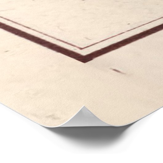 Oud-Zürich-Zwitserland-kaart (1921) Poster (Hoek)