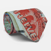 Oud zwitserse postzegels stropdas motief (Opgerold)