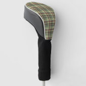Oudbruine ruit golfheadcover (Schuin)