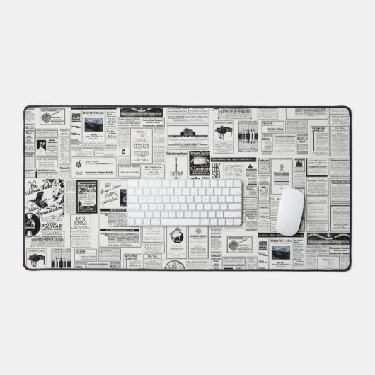  Ouddduitse krantenadvertenties van begin jaren 19 Bureaumat (Keyboard & Muis)