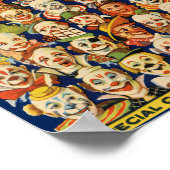Oude 100 Clowns Poster (Hoek)