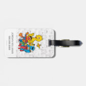 Oude 123 Sesame Street Bagagelabel (Achterkant horizontaal)
