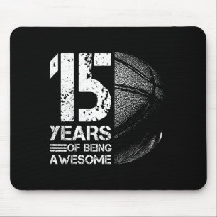 Oude 15e Basketbalspeler Basketbal 15 Jaar Muismat