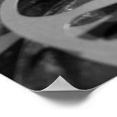 Oude 35 mm-filmrollen zwart-wit fotografie poster (Hoek)