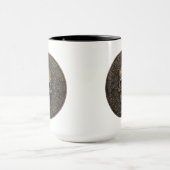 Oude 3D schedel munt Mok (Midden)