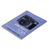 Oude 70e verjaardag van de Camera Gastboek 2 Notitieboek (Linkerzijde)