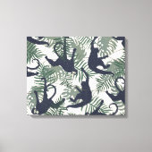 Oude Aap Patroon Canvas Afdruk (Voorkant)