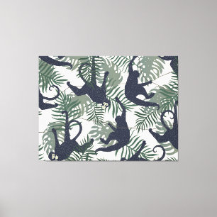 Oude Aap Patroon Canvas Afdruk