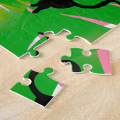 Oude aap patroonprint legpuzzel (Zijkant)
