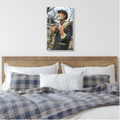 Oude Aardappel man beeld Sioux Herfsten SD Mckenna Canvas Afdruk (Insitu (Slaapkamer))