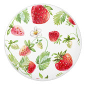 Oude Aardbei Laadknop Keramische Knop (Voorkant)