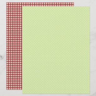 Oude Aardbei Stippen Scrapbook Papier