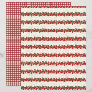 Oude Aardbeienschuur Scrapbook Papier