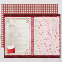 Oude Aardbeienschuur Scrapbook Papier