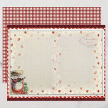 Oude Aardbeienschuur Scrapbook Papier