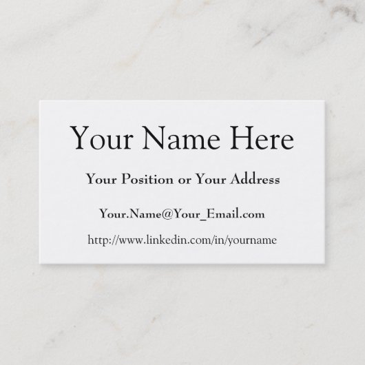 Oude Abe, de achtste Wisconis van de oorlog in Wis Visitekaartje (Voorkant)