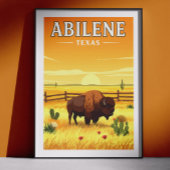 Oude Abilene Texas Poster