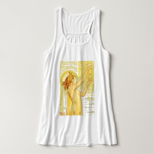 Oude Absinthe-poster Kunst Tanktop (Design voorkant)