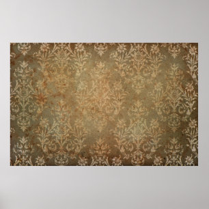 Oude  achtergrond. Grijze achtergrond Poster