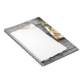 Oude achtergrond voor papieren vel notitieboek (Rechterzijde)