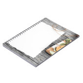 Oude achtergrond voor papieren vel notitieboek (Linkerzijde)