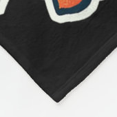 Oude adelaar-ski-ontwerp fleece deken (Hoek)