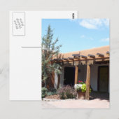 Oude Adobe Santa Fe New Mexico Briefkaart (Voorkant / Achterkant)