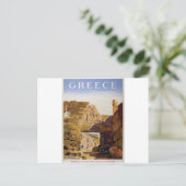 Oude Advert Griekenland Mycenae Gate of Lionesses Briefkaart (Staand voorkant)