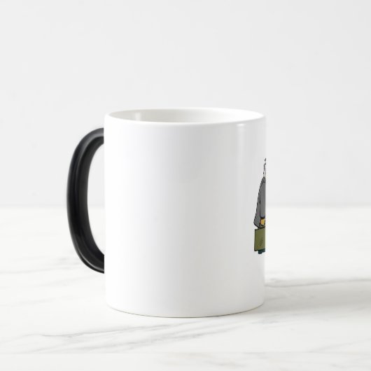 Oude advocaten magische mok (Voorkant links)