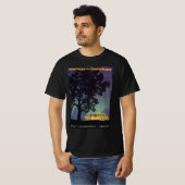 Oude afbeelding Duitsland, Gele bus 's nachts, Rei T-shirt (Voorkant volledig)