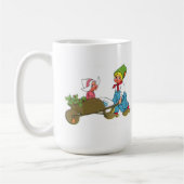 Oude afbeelding met twee Nederlandse kinderen mok (Links)