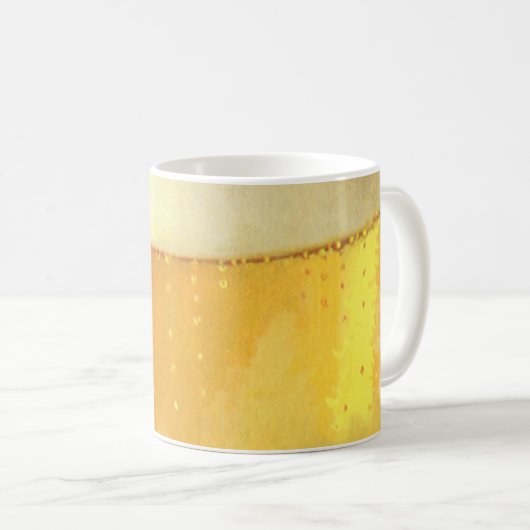 Oude afbeelding van Frosty Draft-bier op een koffi Koffiemok (Voorkant rechts)