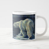 Oude afbeelding van ijsbeer, arctische zeedieren d grote koffiekop (Rechts)