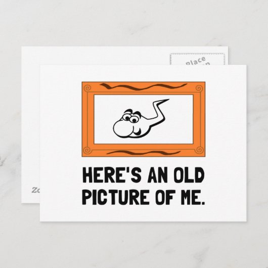 Oude Afbeelding van mij Briefkaart (Voorkant / Achterkant)