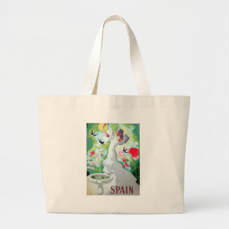 Oude afbeelding van Spanje Grote Tote Bag
