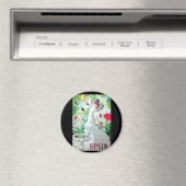 Oude afbeelding van Spanje Magneet (Insitu (Vaatwasser))