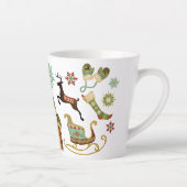 Oude Afbeeldingen met fashioned Latte Mok (Rechts)