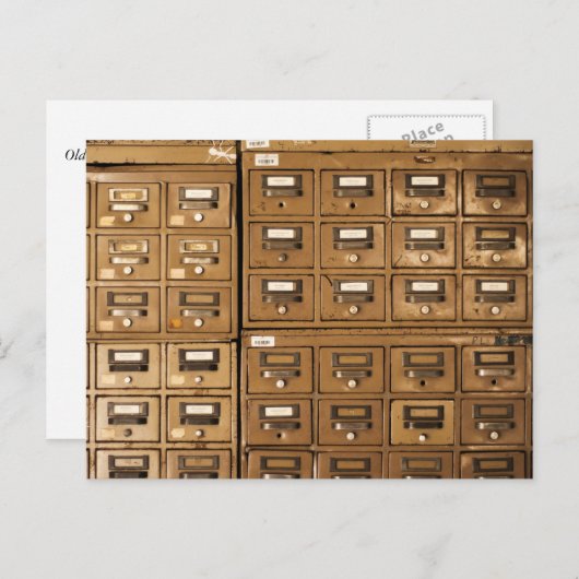 Oude afgedankte filtreerkasten briefkaart (Voorkant / Achterkant)