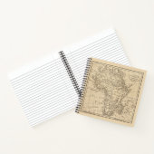 Oude Afrika kaart Notitieboek (Binnen)