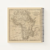 Oude Afrika kaart Notitieboek (Achterkant)