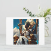 oude Afrikaans-Egyptische qeen Kaart (Staand voorkant)