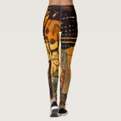 Oude Afrikaanse kleding Leggings (Achterkant)