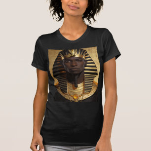 Oude Afrikaanse Koning Moderne Kunst T-shirt