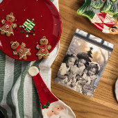 Oude Afro-Amerikaanse kerstkaart Feestdagen Kaart