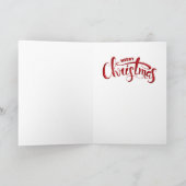 Oude Afro-Amerikaanse kerstkaart Kaart (Binnen)