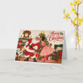 Oude Afro-Amerikaanse Kerstmis Kaart (Gele Bloem)