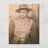 Oude Afro-Amerikaanse man Briefkaart (Voorkant)