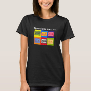 Oude afspeellijst Cassettebandje  radio Re T-shirt